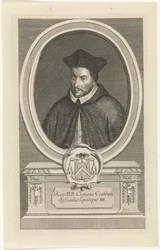 Porträt von Clemens Crabeels, graviert von Jan Baptist Jongelinck